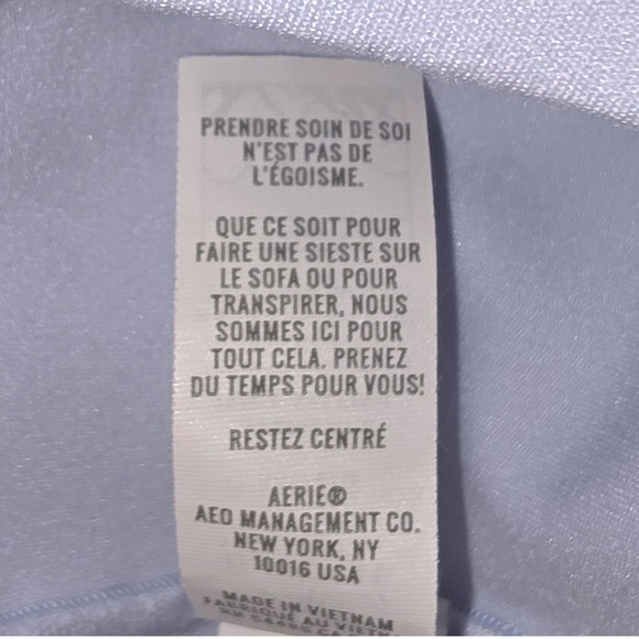 OFFLINE By Aerie Activewear Real Me Hold Up! Strappy Skort Dress Blue EUC - Picture 10 of 12